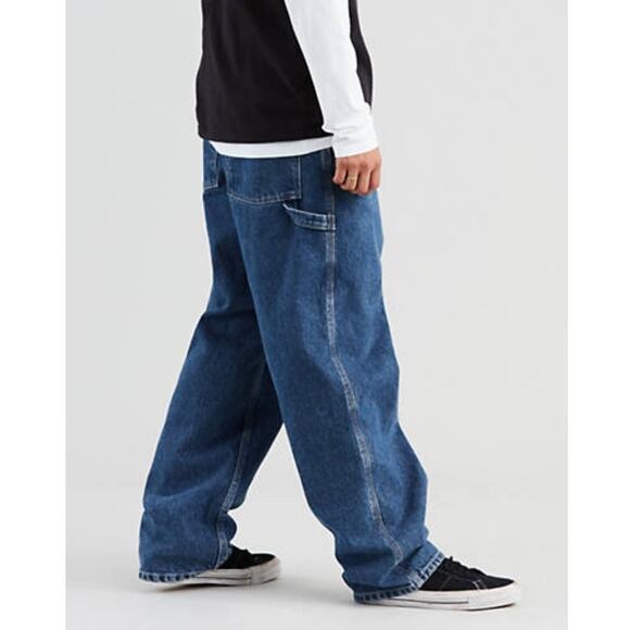 Vintage Levi’s Silver Tab Jeans Men’s 38x34 Carpenter Fit Blue Denim EUC - Picture 1 of 11